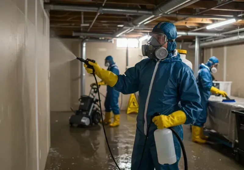 Basement Sanitization and Antimicrobial Treatment process in Stanberry, MO